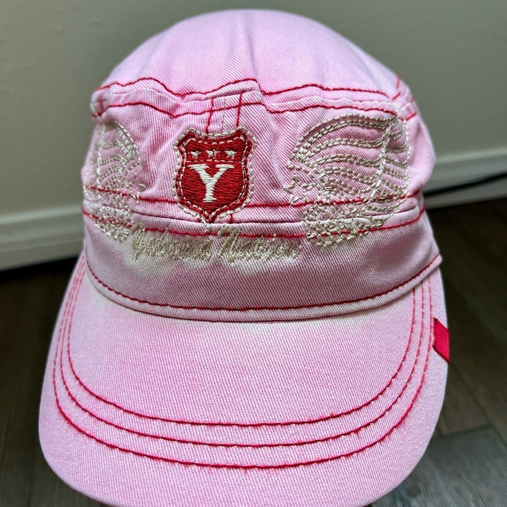 Pink Cap with Embroidered Logo - Picture 2 of 9